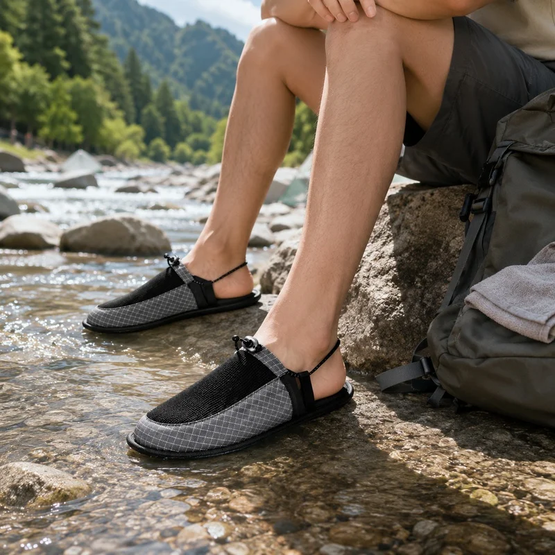Outdoor Camping Slippers - Chaussons de voyage pliables et portables