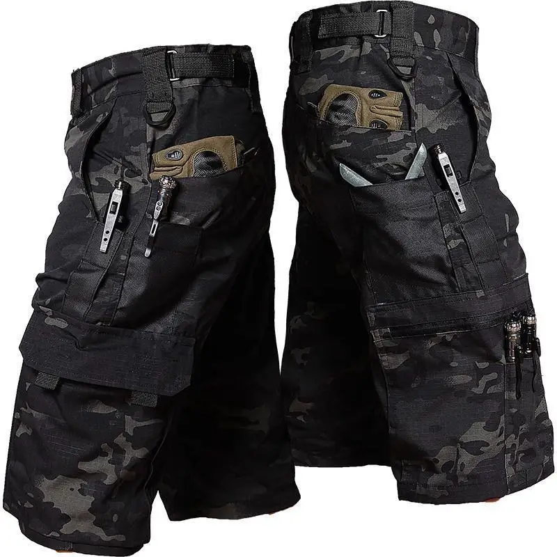 Urban Outdoor Camping - Pantalon Cargo d'extérieur pour hommes, short