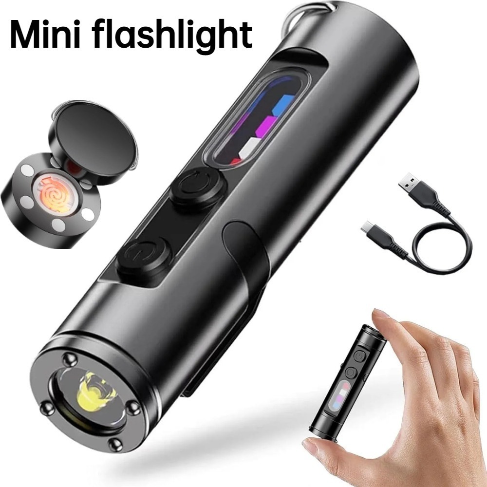 Camping Lantern - Mini lampe torche d'extérieur rechargeable USB-C