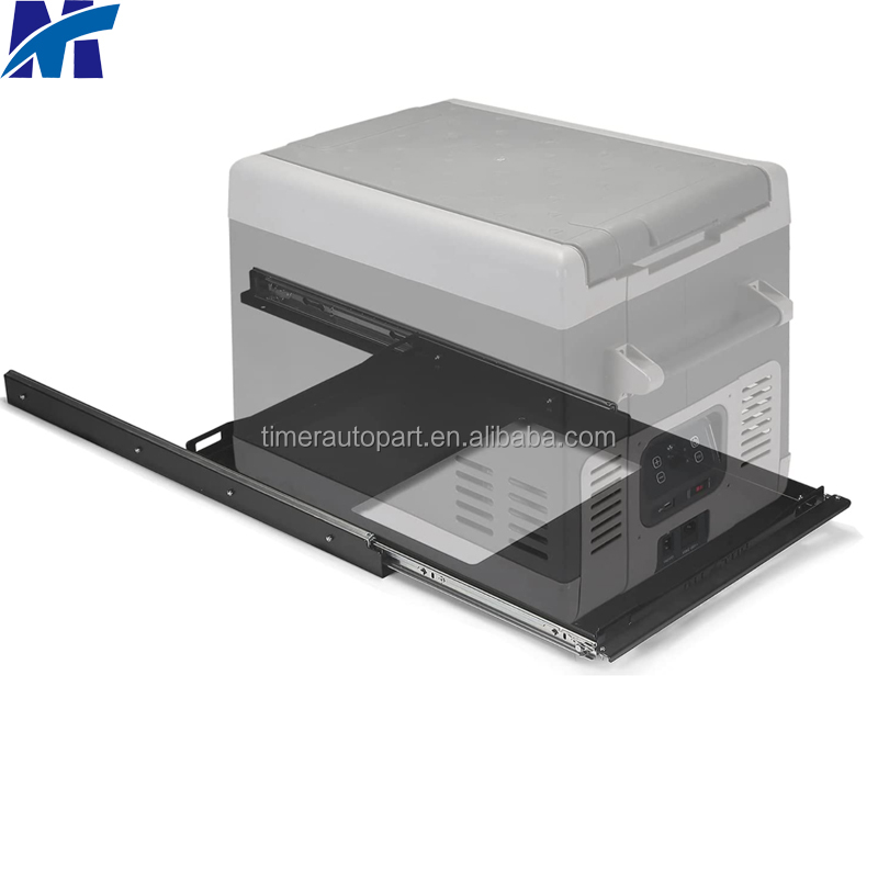 Outdoor Camping Ute - Glissière métallique escamotable 2026 pour réfrigérateur