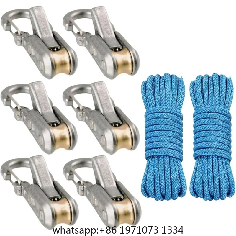 Outdoor Camping Gear - Lot de 6 rouleaux tendeurs de