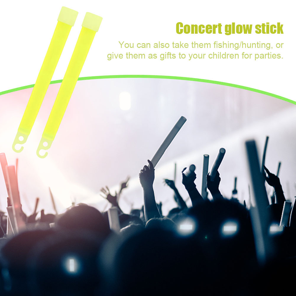 Glow Sticks Survival - Bâtons lumineux militaires imperméables, 10 à