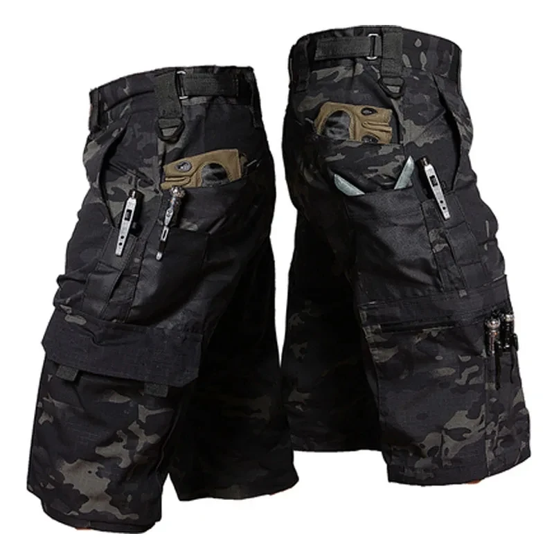 Urban Outdoor Camping - Shorts hommes urbain militaire imperméable Cargo