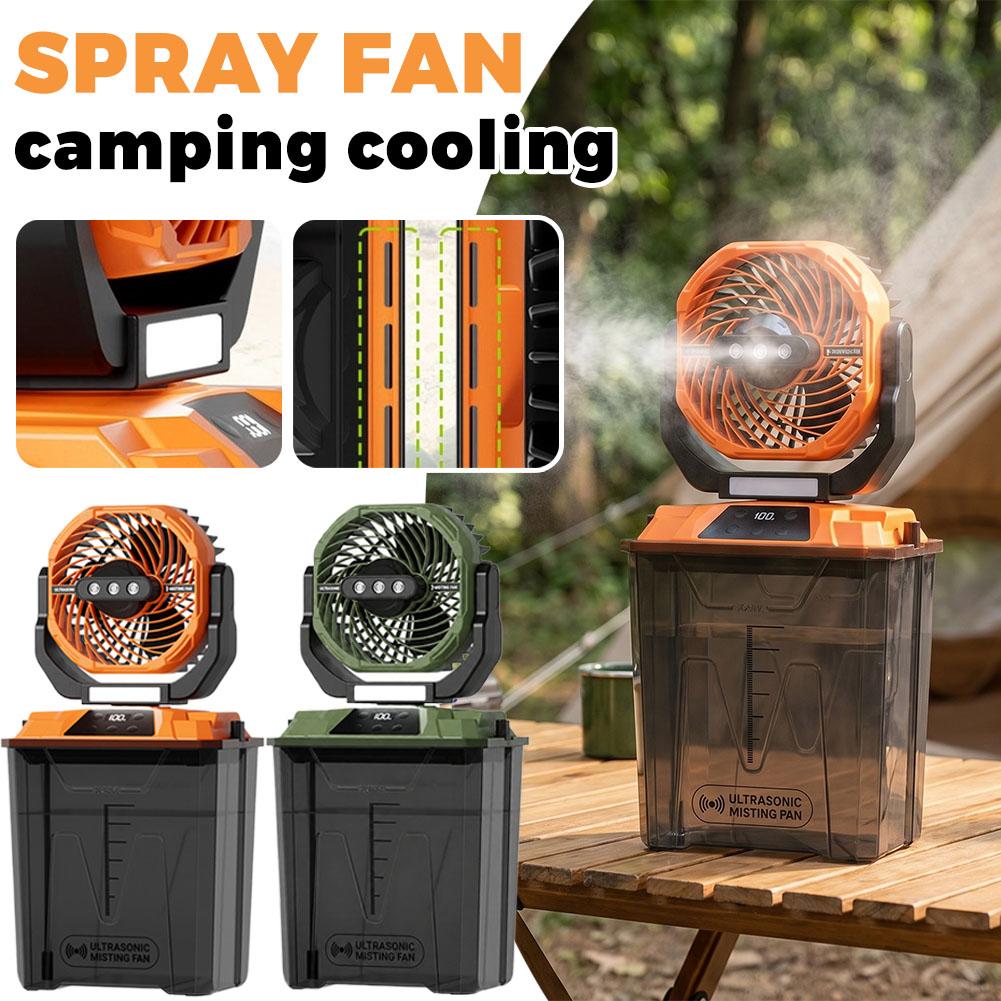 Outdoor Camping Fan - Nouveau ventilateur brumisateur d'extérieur portable pour