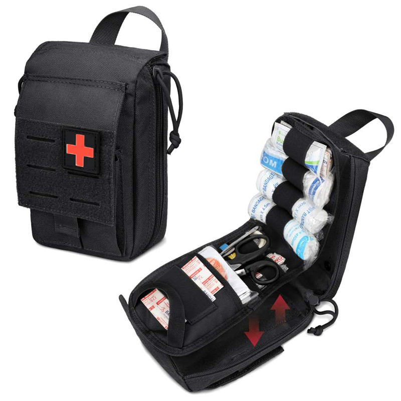First Aid Kit Camping - DulMolle-Trousse de premiers soins d'urgence, sac