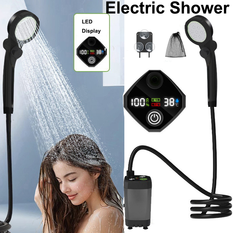 Outdoor Camping Showers - Ensemble de douche électrique d'extérieur avec