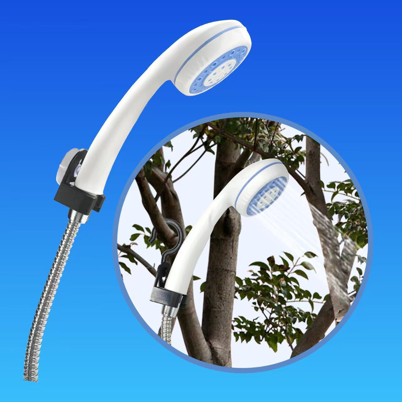 Outdoor Camping Carpet - Pompe de douche électrique portable rechargeable