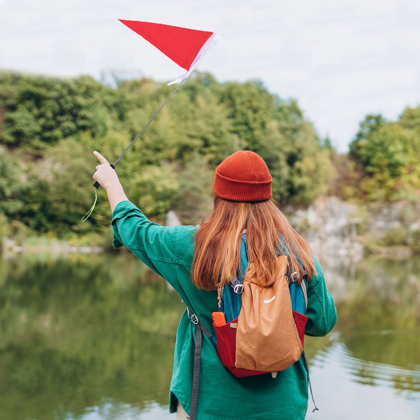 Outdoor Camping Activities - 2 ensembles de drapeaux de guide