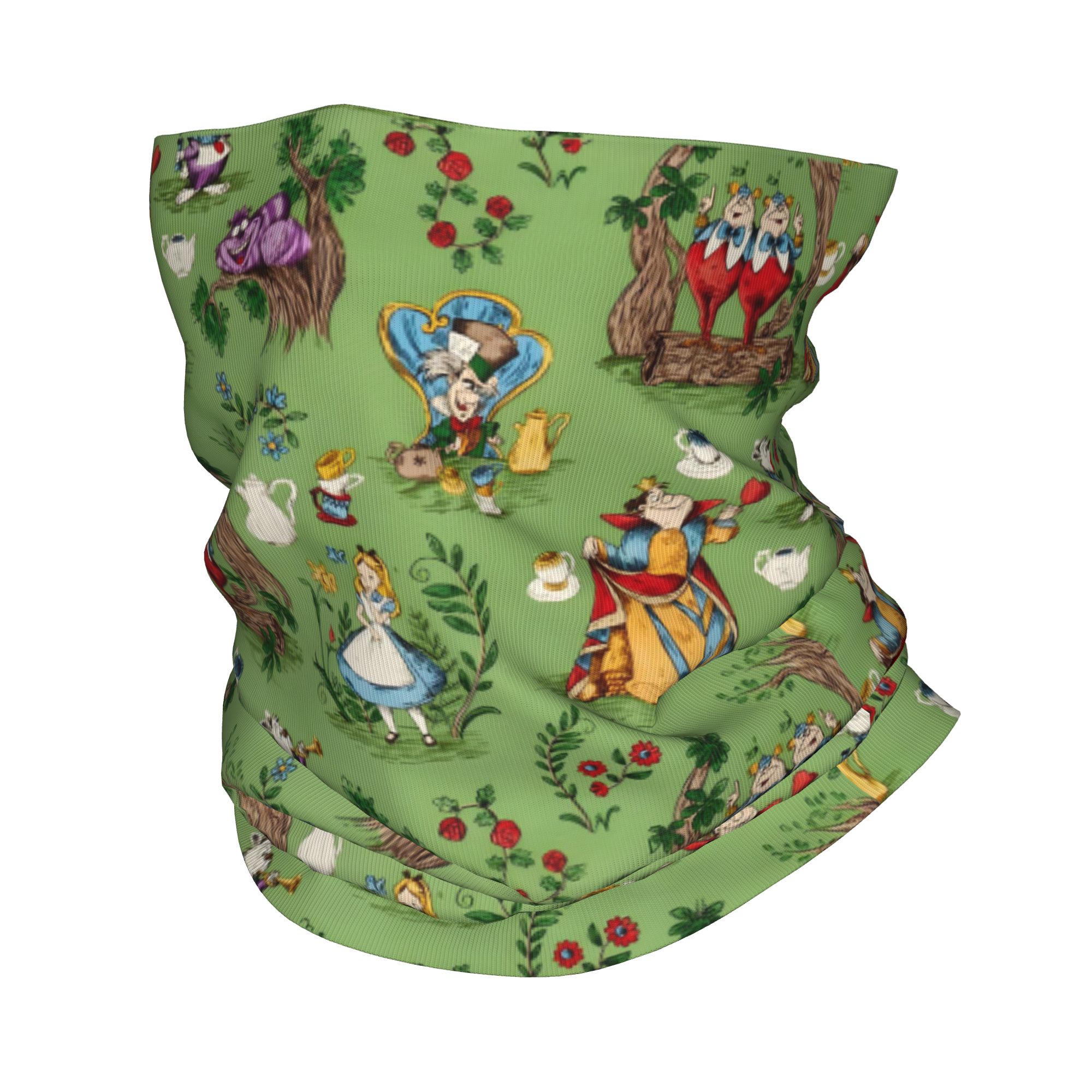 Trekking Gaiters - Cache-cou bandana personnalisé Alice au pays