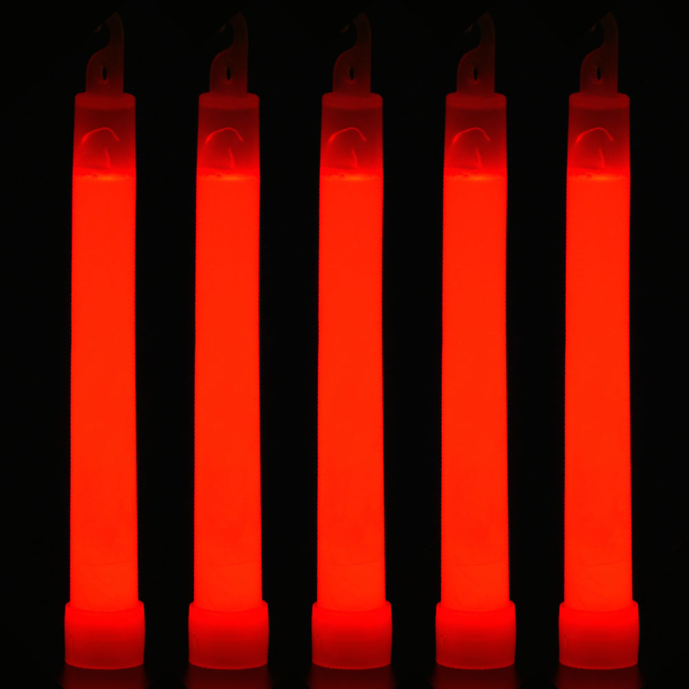 Glow Sticks Survival - Bâtons lumineux d'urgence en plein air,