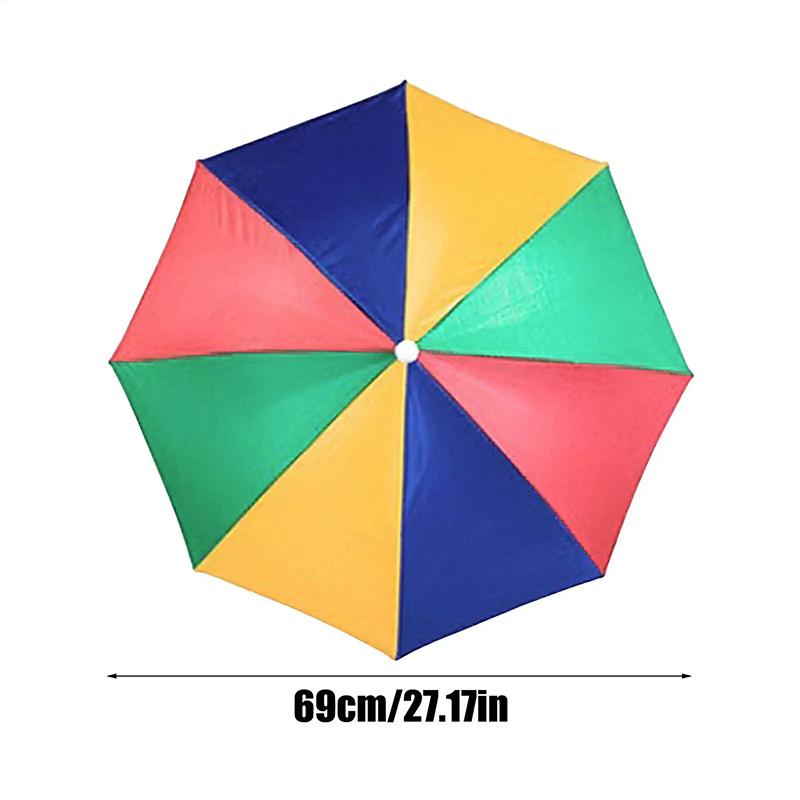 Outdoor Camping Activities For Adults - Chapeau parapluie pliable imperméable anti-UV pour
