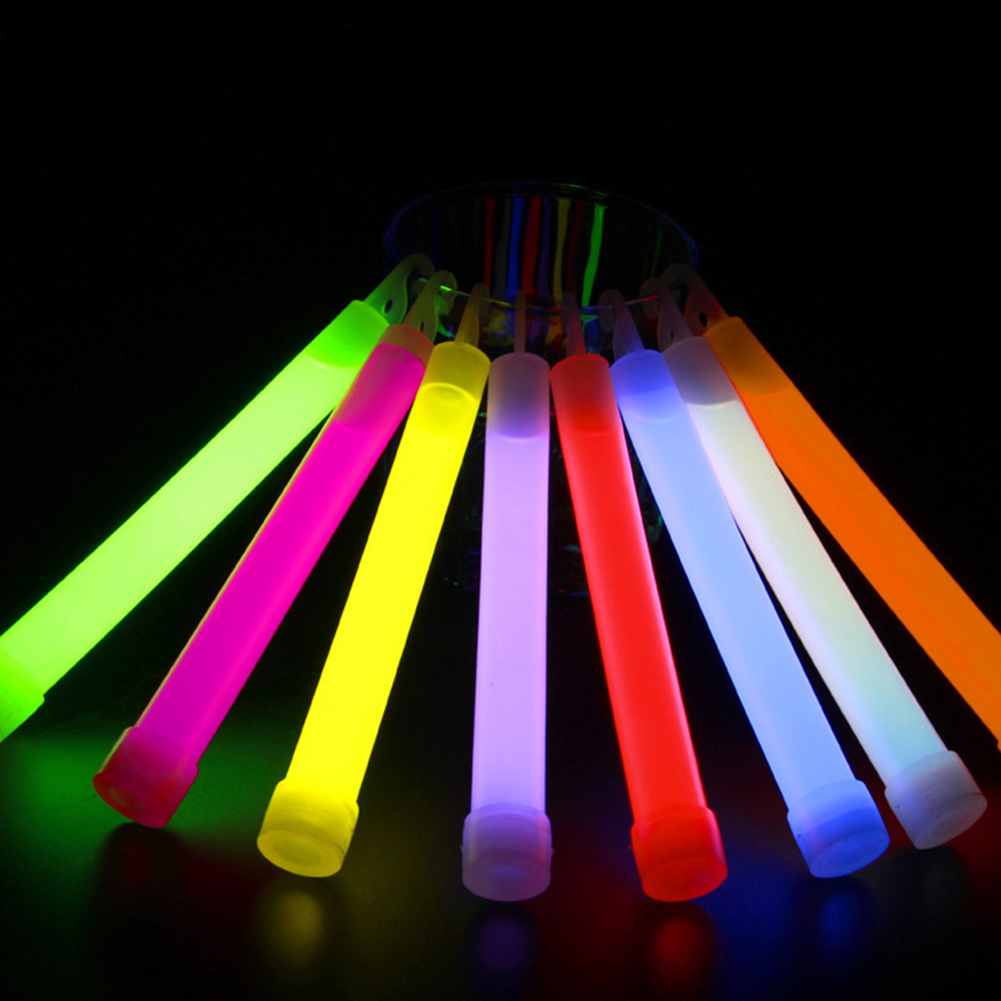 Glow Sticks Survival - 10 bâtons lumineux d'urgence pour l'extérieur,