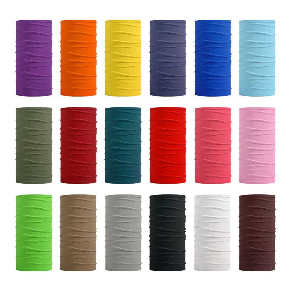 Outdoor Camping Gear - Bandanas de couleur unie sans couture