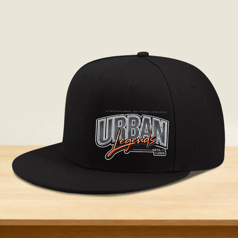 Urban Outdoor Camping - Casquette Hip-Hop imprimée Urban Legends, à