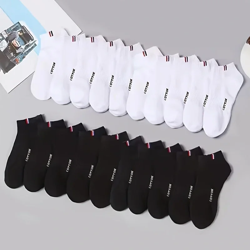 Outdoor Camping Slippers - Chaussettes bateau fines pour hommes, mélange