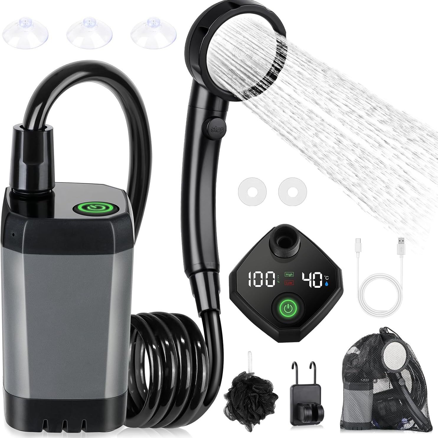 Douche électrique portable aut - Outdoor Camping Carpet avis et prix