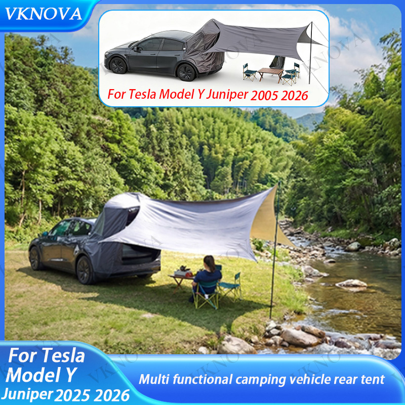 Tente de camping pour coffre d - Outdoor Camping Car Tail Tent avis et prix