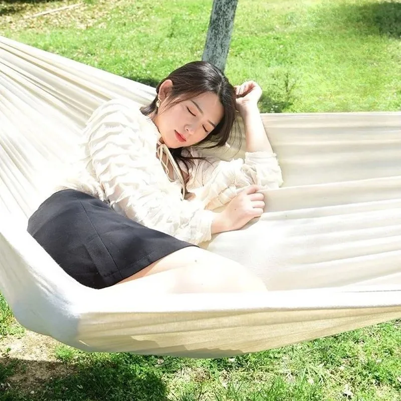 Hamac en toile sans bâtonnets  - Camping Hammock avis et prix