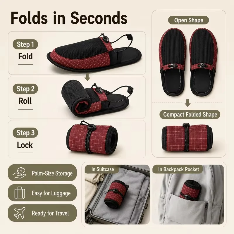 Chaussons de camping ultra lég - Outdoor Camping Slippers avis et prix