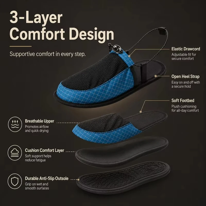 Chaussons de camping ultra lég - Outdoor Camping Slippers avis et prix