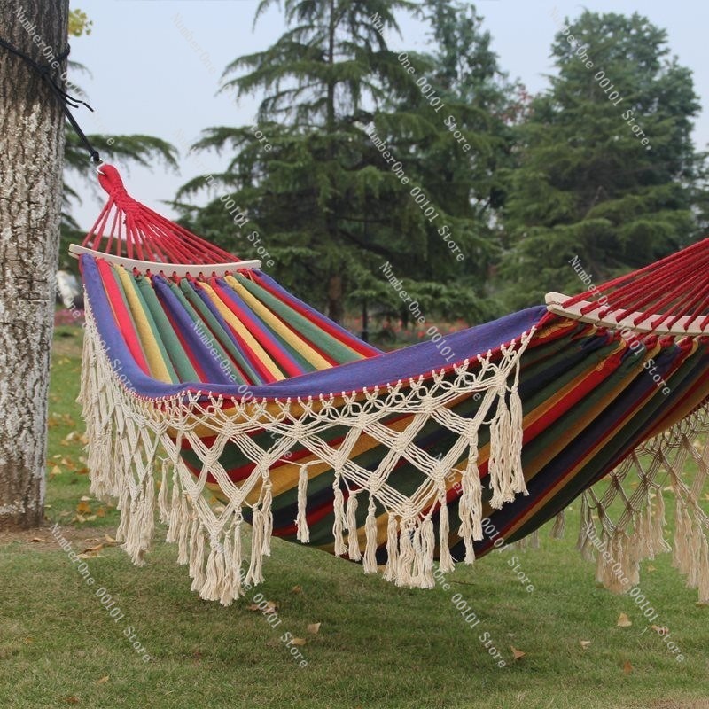Hamac double en toile avec pom - Camping Hammock avis et prix