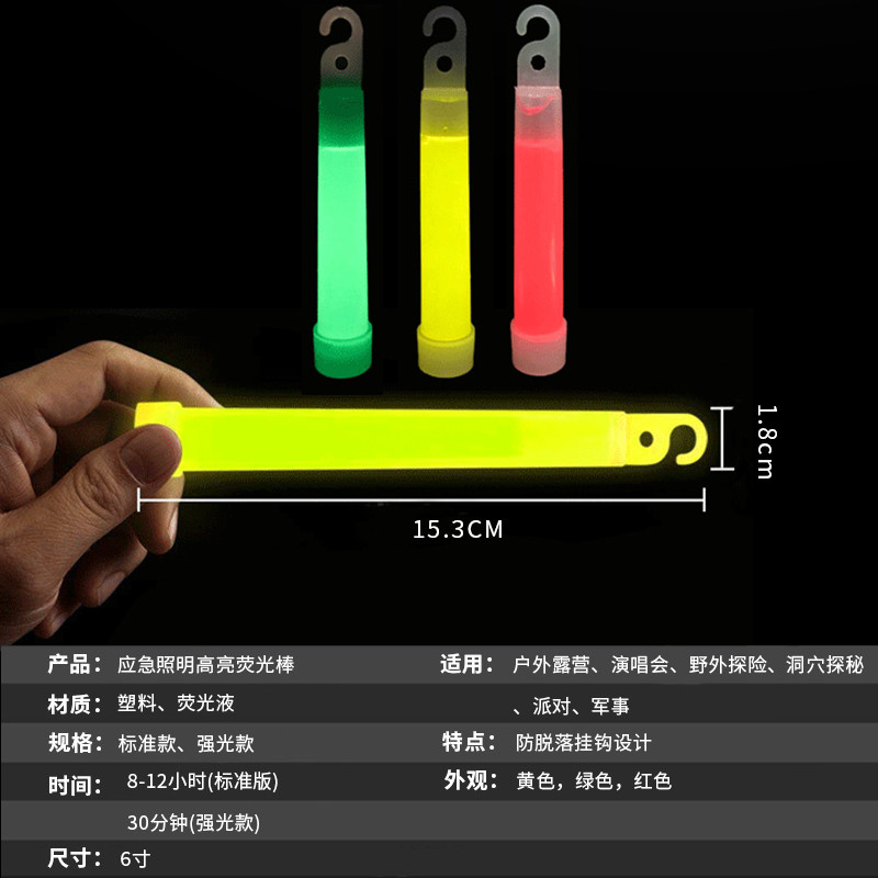 Lot de 5/10 bâtons lumineux ta - Glow Sticks Survival avis et prix