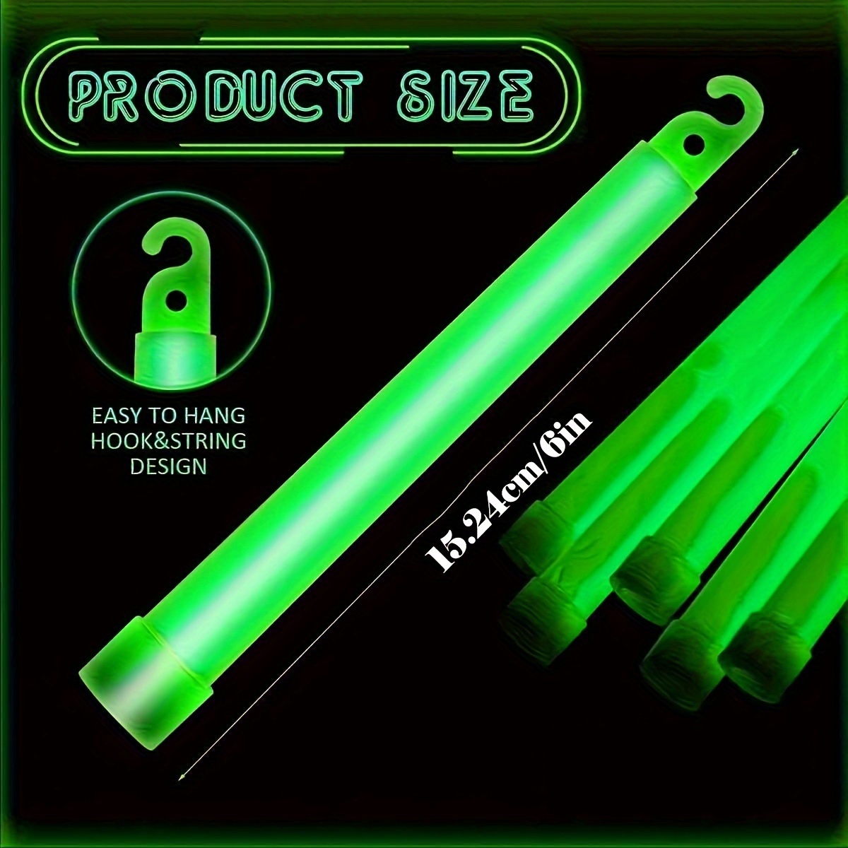 Bâton luminescent vert, bâton  - Glow Sticks Survival avis et prix