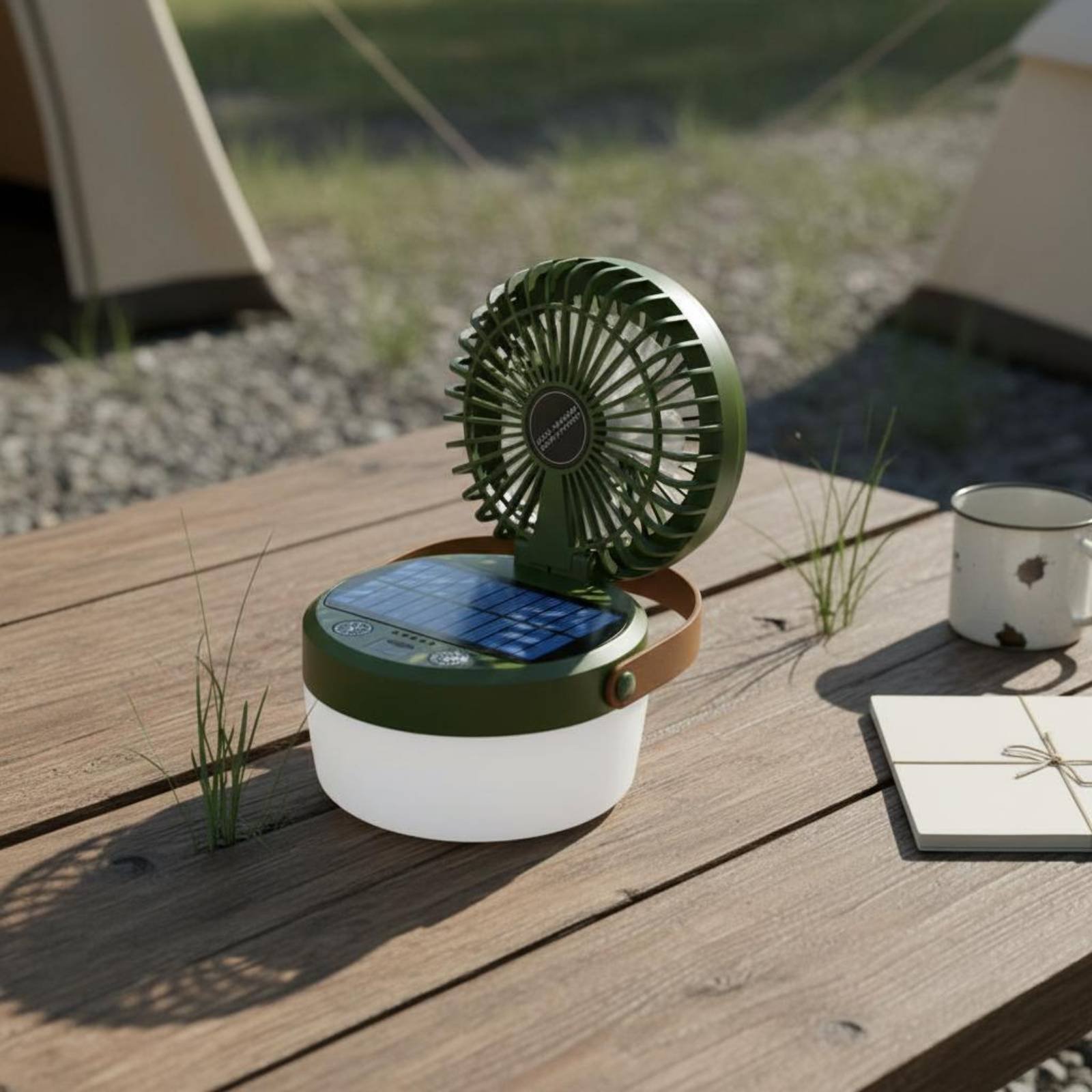 Ventilateur solaire de camping - Outdoor Camping Gear avis et prix