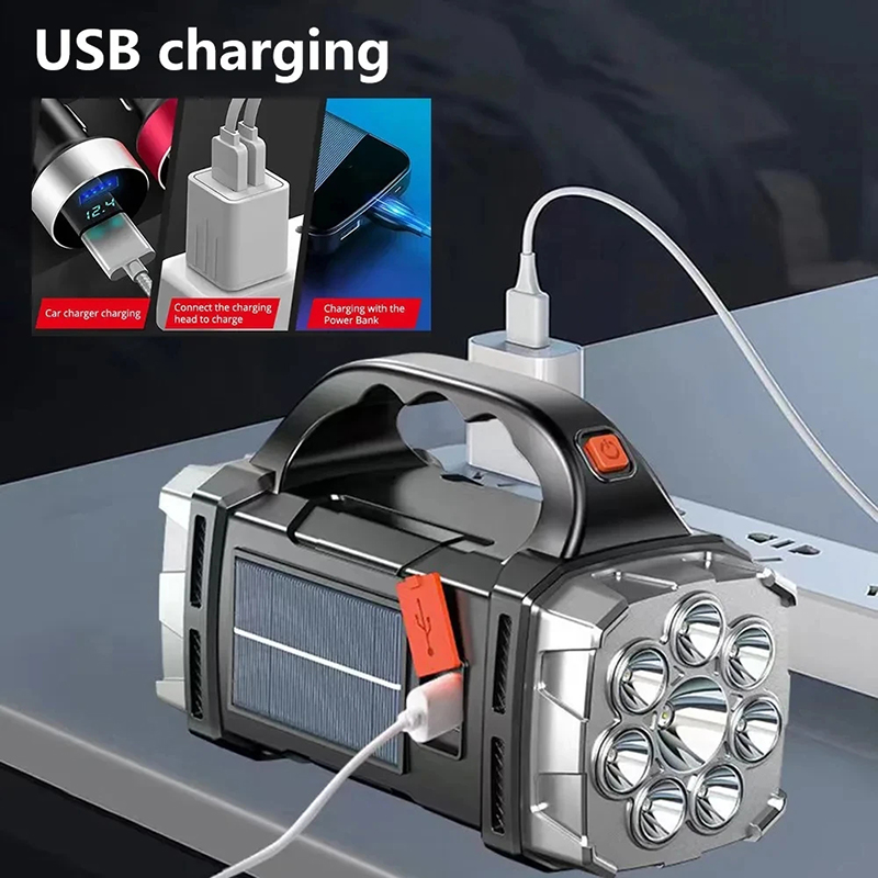 Lampe de poche solaire LED, pu - Outdoor Camping Lighting avis et prix