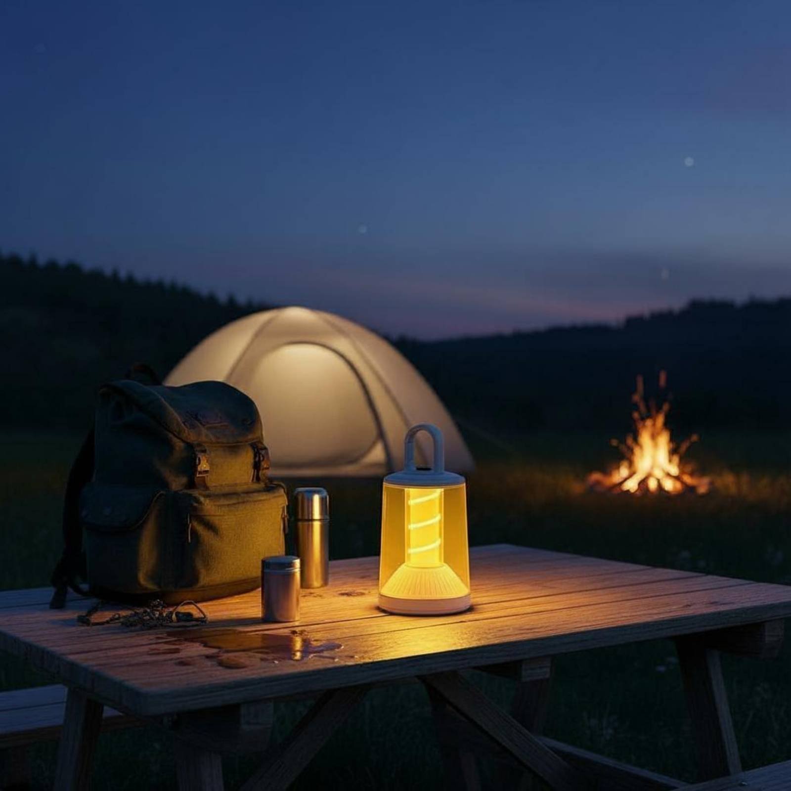 Lanterne suspendue à piles 360 - Camping Lantern avis et prix