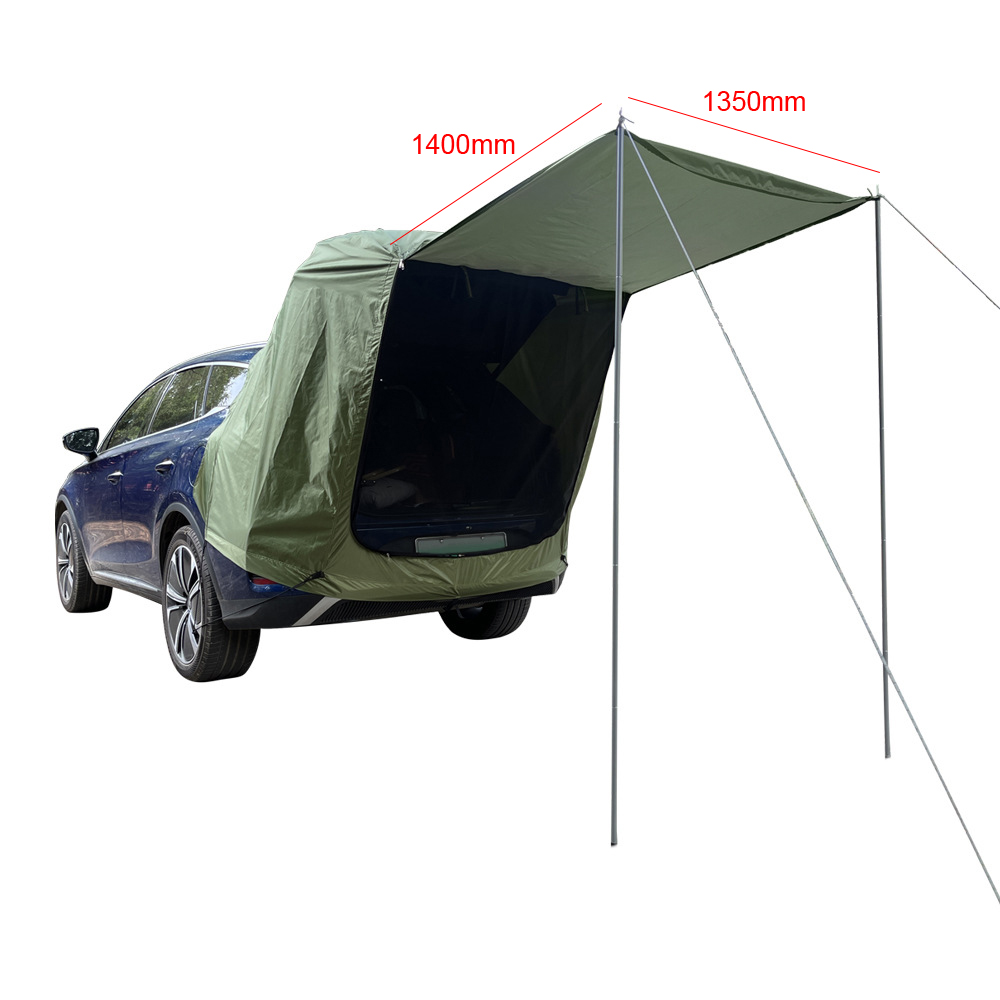 Tente arrière de voiture extér - Outdoor Camping Car Tail Tent avis et prix
